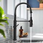 Kohler Crue Monocomando Gourmet Semi Profissional Black