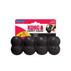 Kong Extreme Goodie Ribbon Preto Com Dispenser Tamanho M