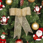 Laço Decorativo Telado Ouro 36x23x4cm Cromus