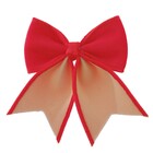 Laço Liso Vermelho 14x17x2cm Cromus