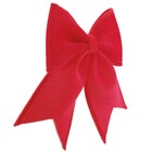 Laço Liso Vermelho 14x17x2cm Cromus