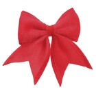 Laço Liso Vermelho 14x17x2cm Cromus