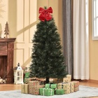 Laço Poliester Vermelho E Dourado  26x23cm