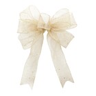 Laço Telado Ouro 36x23x4cm Cromus