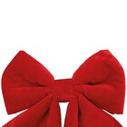 Laço Veludo Vermelho 20x25x3cm Cromus