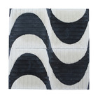 Ladrilho Hidráulico Copacabana Preto e Branco 20x20cm Cimartex