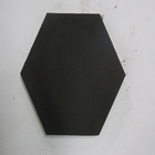 Ladrilho Hidráulico Hexagonal Liso Preto 18x21cm Oficina Yby