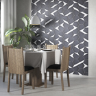 Ladrilho Hidráulico Hexagonal Hexagonal Preto 20x20cm Oficina Yby