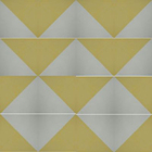 Ladrilho Hidráulico Quadrado Bandeira Amarelo E Branco 20x20cm Oficina Yby