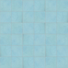 Ladrilho Hidráulico Quadrado Liso Turquesa 20x20cm Oficina Yby