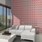 Ladrilho Hidráulico Quadrado Magnolia 3 Terracota, Preto e Creme 20x20 Oficina Yby