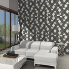 Ladrilho Hidráulico Quadrado Piramide Cinza e Branco 20x20cm Oficina Yby