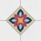 Ladrilho Hidráulico Tozeto Azaleia Amarelo E Verde 10x10cm Oficina Yby