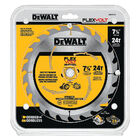 Lâmina / Disco Para Serra Circular Dewalt Flexvolt 7.1/4" 24d