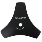 Lâmina De 3 Pontas Para Roçadeiras Nagano 1 Pol Furo 25.4 Diâ