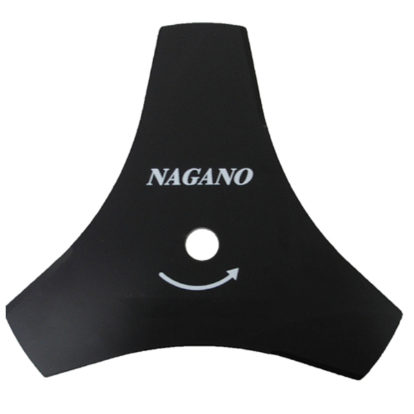 Lâmina De 3 Pontas Para Roçadeiras Nagano 1 Pol Furo 25.4 Diâ