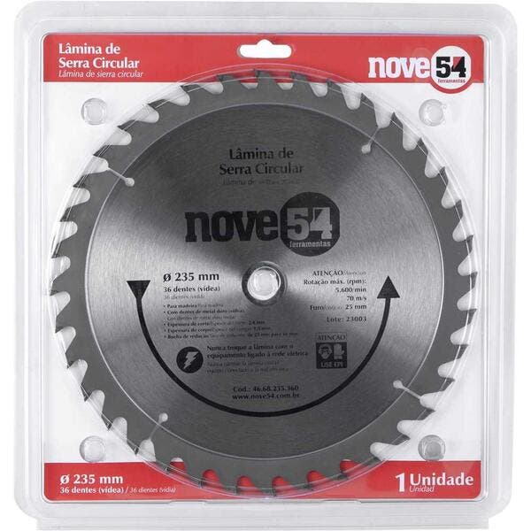 NiREページ Lâmina De Serra Circular Vídea 235mm 36 Dentes Nove54 | Leroy Merlin