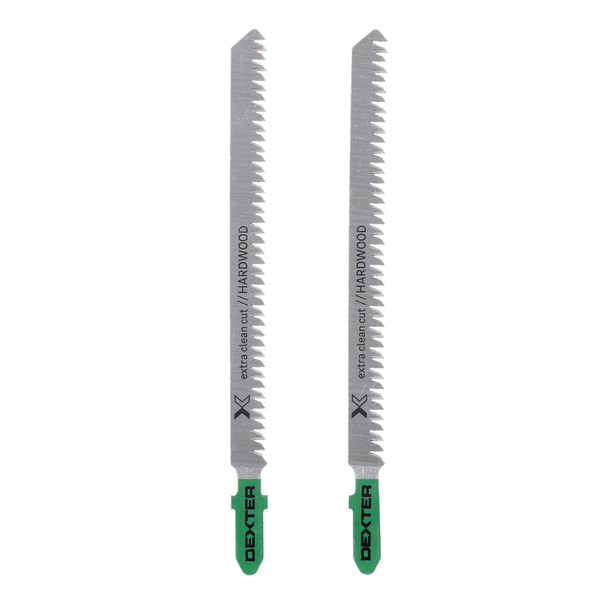 Lâmina Serra Tico Tico Para Madeira de Lei 127mm Corte Extra Limpo 2 peças Dexter