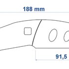 Lamina Metalica Para Tesourao Tipo Anvil 78366 505 Tramontina
