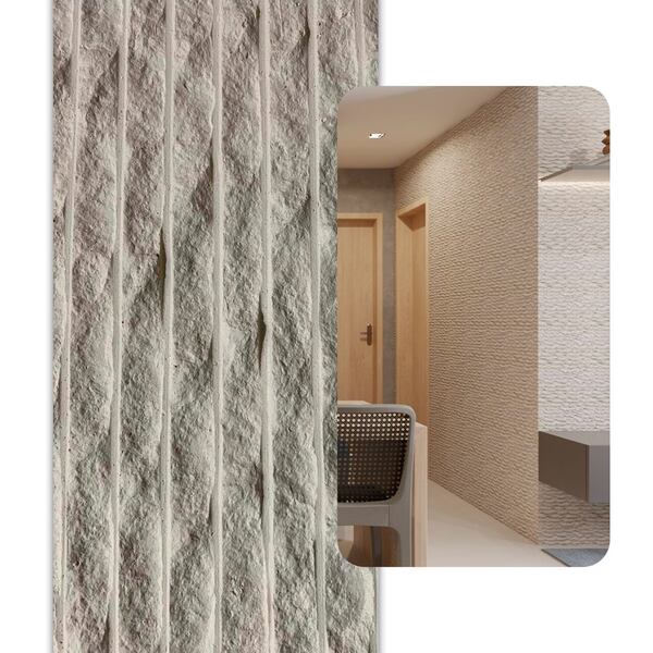 Lâmina Mineral Carved - 120 X 60 Cm