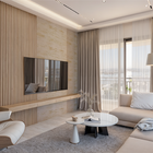 Lâmina Mineral Travertine Cor Mesclada Branco/dourado - 120 X