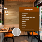 Lâmina Mineral Travertine Cor Mesclado Cinza/branco - 120 X 6