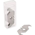 Lamina P/ Estilete Trapezoidal Corte Curvo C/ 10 Pç Cart