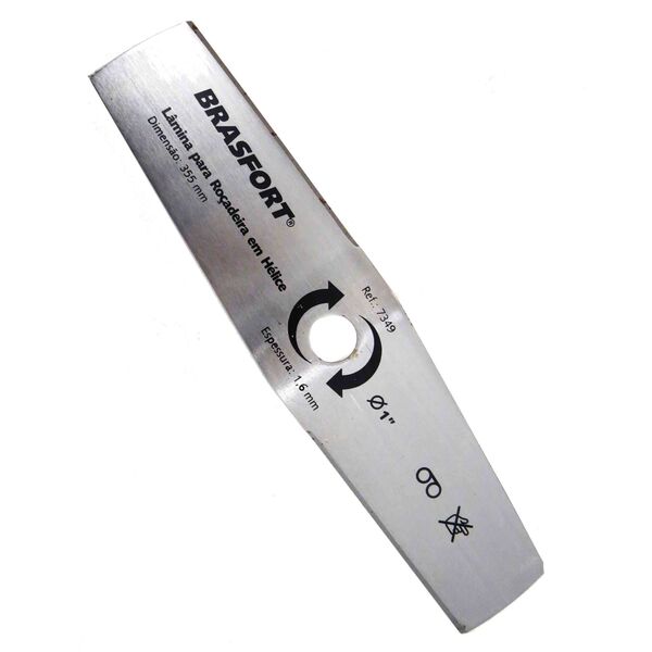 Lâmina Para Roçadeira Em Hélice Furo 1pol