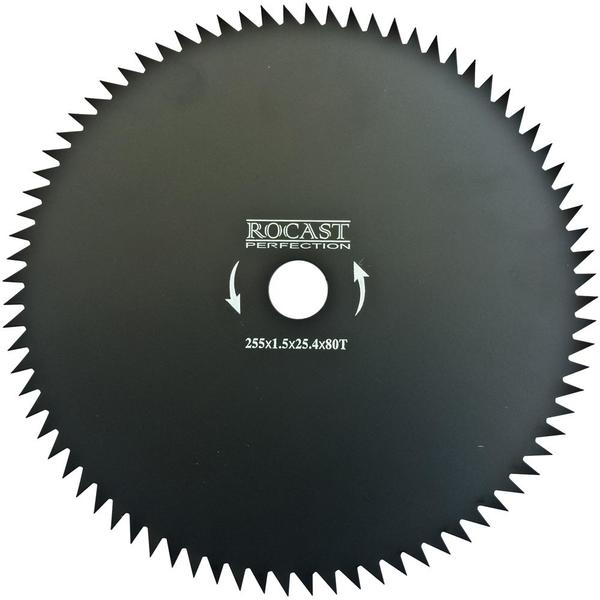 Lâmina Para Roçadeiras 80 Dentes 255 X 25,4mm 305,0004 Rocast