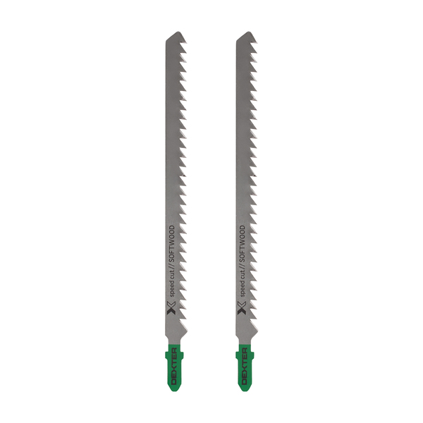 Lâmina Serra Tico Tico Para Madeira 127mm 2 peças Dexter