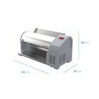 Laminador De Massa Elétrico Evolution Rolo Antiaderente 39cm