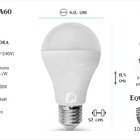 Lâmpada A60 Dimerizável Led 2700k 6w Bivolt Embu Led