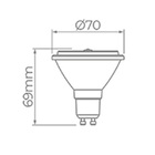 Lâmpada Ar70 Eco Led 4w 2700k Bivolt 12º Stl23433/27 Stella