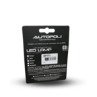 Lâmpada Automotiva Torpedo 6leds 36mm 12v Azul -(par)