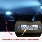 Lâmpada Automotiva Torpedo 6leds 36mm 12v Branco - (par)