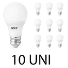 Lâmpada Bivolt Luz Led Branco Frio 12w 6500k Bulbo Soquete E2