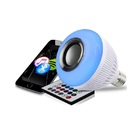Lâmpada Bluetooth Led Rgb Com Som E Controle Remoto