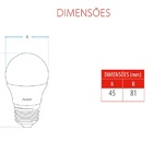 Lampada Bolinha Amarela 4w Bivolt Avant