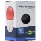 Lampada Bolinha Vermelha Brasfort 127v