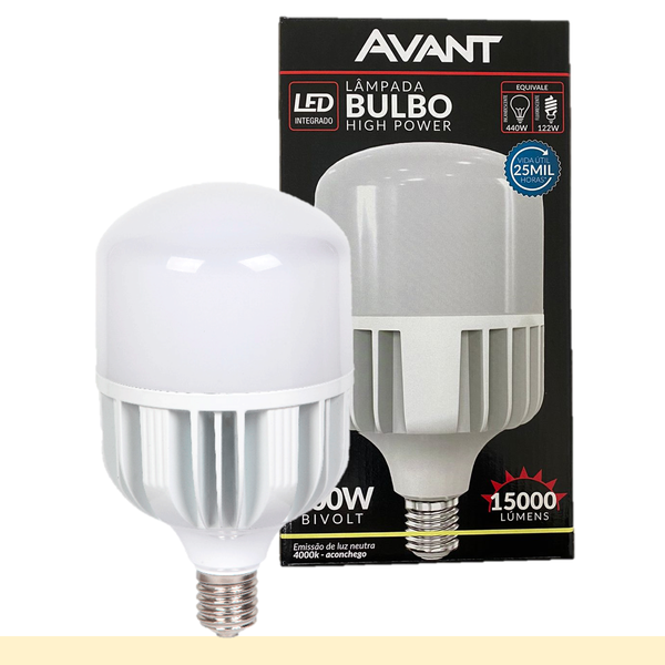 Lampada Bulbo 200w E40 Branco Neutro 4000k Alta Potencia