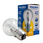 Lâmpada Bulbo A55 Halógena 42w 2700k 127v Philbra