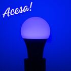 Lâmpada Bulbo Luz Negra Led 9w Bivolt E27