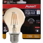 Lampada Bulbo Retro A60 E27 Dimerizavel 4w 127v Avant