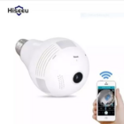 Lâmpada Câmera Espiã 360° Panorâmica Wifi Ip Led Bivolt Micro