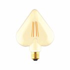 Lâmpada Coração Led G-light Filamento Bulbo Âmbar L125 4w