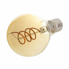 Lampada de Filamento LED G80 Espiral Luz Amarela 4W Gmh Bivolt
