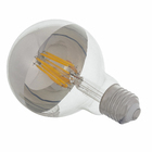 Lampada de Filamento LED Globo Luz Amarela 6W Bivolt G80 Defletora Prata GMH