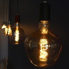 Lampada de Filamento LED P130 Espiral Luz Amarela 4W Gmh Bivolt