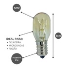 Lâmpada De Geladeira Foxlux 15w 220v