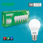 Lâmpada De LED 9W 6500K Branco Frio Pack6 Taschibra